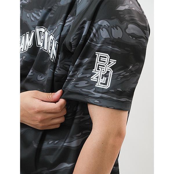 野球 Tシャツ 丸首 半袖 大人 ZETT BEAMS DESIGN ビームスデザイン レイヤーシャツ 吸汗速乾 メッシュ BOT77606 カモ柄 おしゃれ かっこいい カジュアル 2026NEW | ゼット | 04