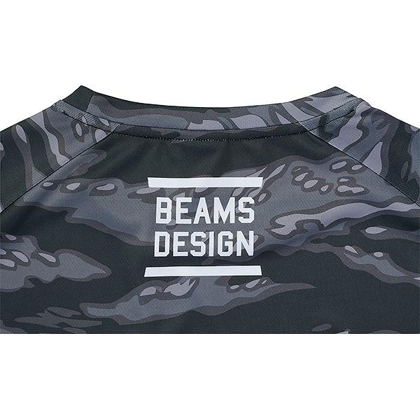 野球 Tシャツ 丸首 半袖 大人 ZETT BEAMS DESIGN ビームスデザイン レイヤーシャツ 吸汗速乾 メッシュ BOT77606 カモ柄 おしゃれ かっこいい カジュアル 2026NEW | ゼット | 06