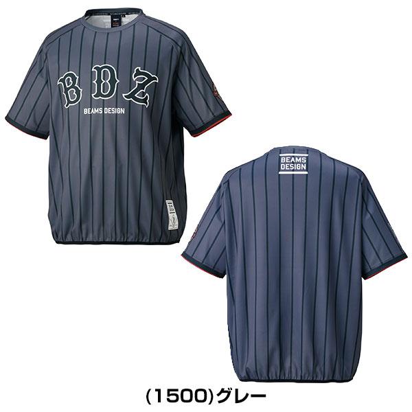 野球 レイヤーシャツ Tシャツ メンズ 半袖 ビームスデザイン BEAMS DESIGN ZETT ゼット BOT77607 大人用 練習用 トレーニングウェア おしゃれ スポーツTシャツ | ゼット | 01