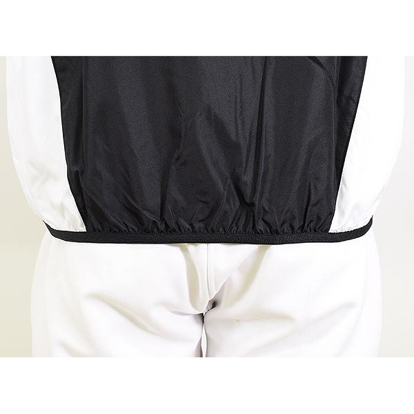 ホワイト Vネック 練習着 サイズO 楽天市場】野球 シャカシャカ ウインドシャツ 長袖 大人 ZETT ゼット V