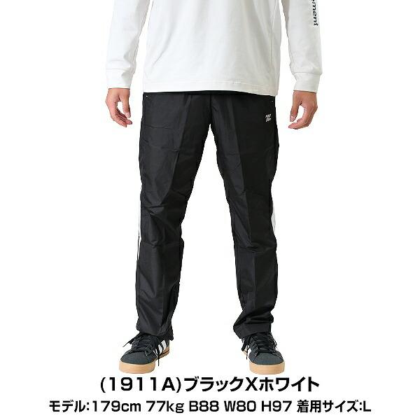 男前パン 2枚セット ゼット（ZETT） ウインドブレーカーパンツ メンズ 冬用 スポーツウェア