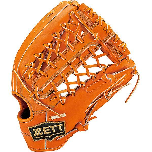 人気品！ ZETT NEOSTATUS グローブ グラブ 硬式 野球 外野手 橙 ゼット（ZETT） 交換無料 硬式ネオステイタスシリーズ 外野手用