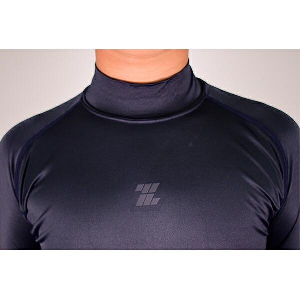 野球アンダーシャツ長袖 ゼット（ZETT） アンダーシャツ ハイネック 長袖 フィット グリーン 緑