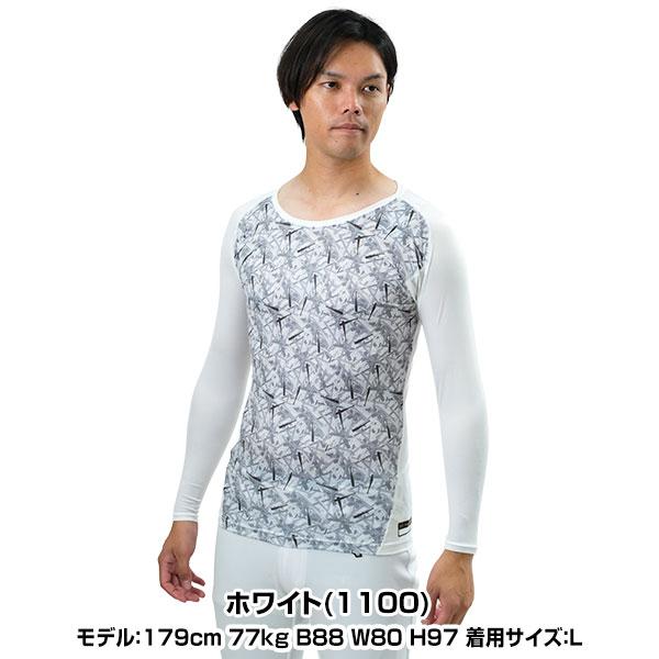 野球 アンダーシャツ 長袖 丸首 フィット ゼット プロステイタス 吸汗速乾 軽量 消臭 2022 BPRO802C 野球ウェア アンダーシャツ名入れ有料可(U) | プロステイタス | 02