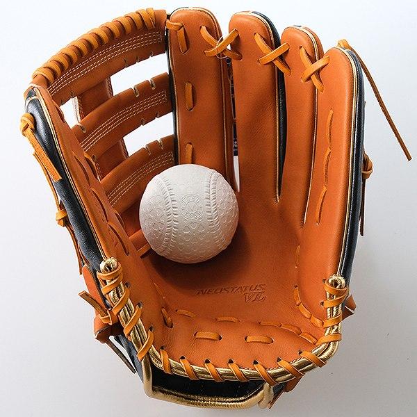 ZETT ネオステイタス 軟式グローブ 右投げ用 ゼット 軟式 ネオステイタス 外野手用 BRGB31537 [右利き用] (野球