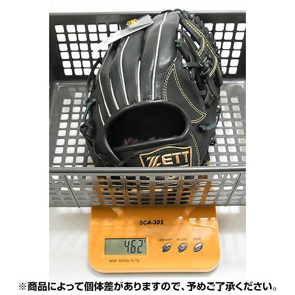 GWも毎日出荷 交換無料 野球 グローブ 大人 右投げ ゼット ZETT 軟式 ソフトステア オールラウンド サイズ3 ブラック BRGB35510F-1900 型付け可能(G)_12