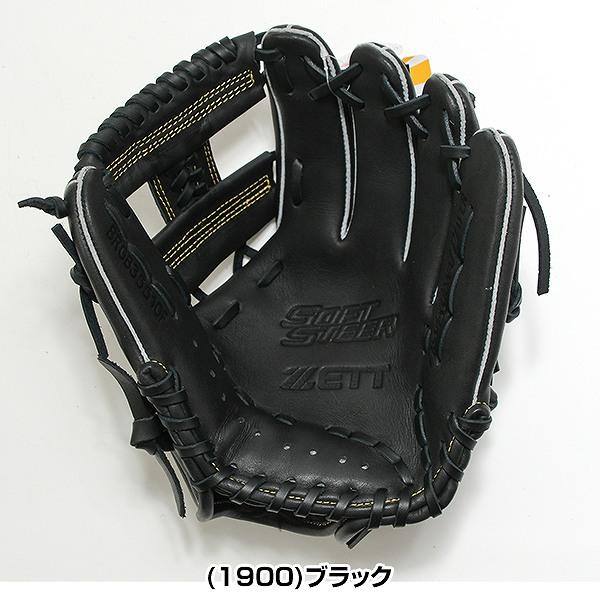 GWも毎日出荷 交換無料 野球 グローブ 大人 右投げ ゼット ZETT 軟式 ソフトステア オールラウンド サイズ3 ブラック BRGB35510F-1900 型付け可能(G)_4