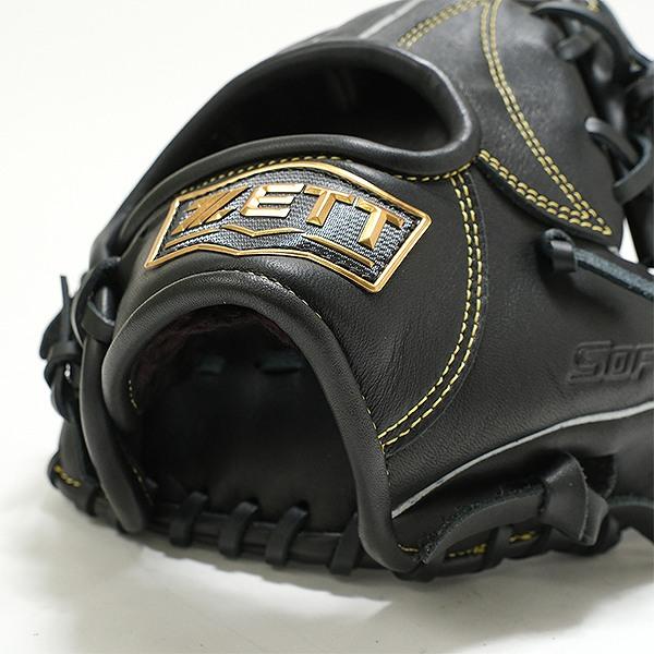GWも毎日出荷 交換無料 野球 グローブ 大人 右投げ ゼット ZETT 軟式 ソフトステア オールラウンド サイズ3 ブラック BRGB35510F-1900 型付け可能(G)_8