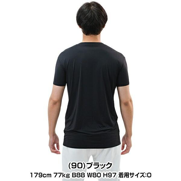 野球 アンダーシャツ 半袖 大人 ローネック ザナックス コンプリートアンダーシャツ2 接触冷感 UVカット 一般 BUS862 アンダーシャツ名入れ有料可(U) | ザナックス | 05