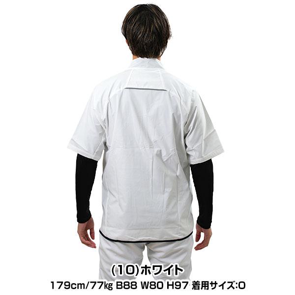 野球 ハーフジップ ボンディングジャケット Vジャン シャカシャカ 半袖 大人 SSK Vネック ウインドブレーカー プレジャン BWP2003H | エスエスケイ（スポーツ用品） | 04