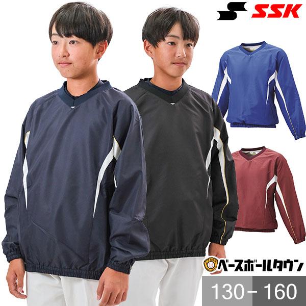 エスエスケイ（SSK） 野球 プレジャン ジュニア SSK JR Vネック長袖裏