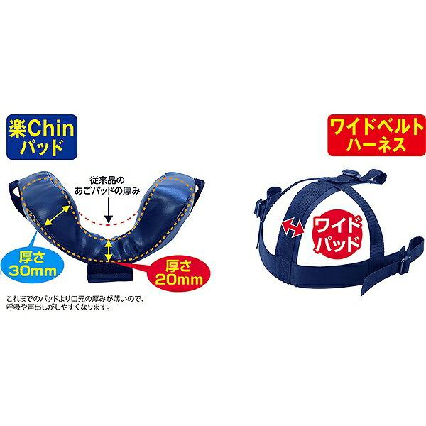 【球審用・SGマーク有り】硬式用 マスク ネイビー UNIX（ユニックス） 野球 審判用品 球審用 硬式用マスク ネイビー