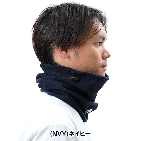 DESCENTE（デサント） デカ文字刺繍入り ネックウォーマー フリース