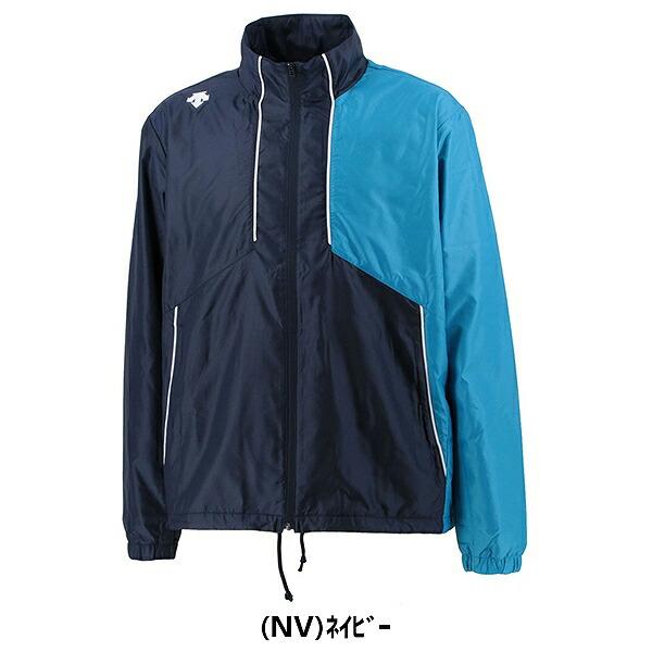 デサント★ジップアップ ジャケット 裏起毛 ブルー Mサイズ デサント☆ジップアップ ジャケット 裏起毛 ブルー Mサイズ デサント