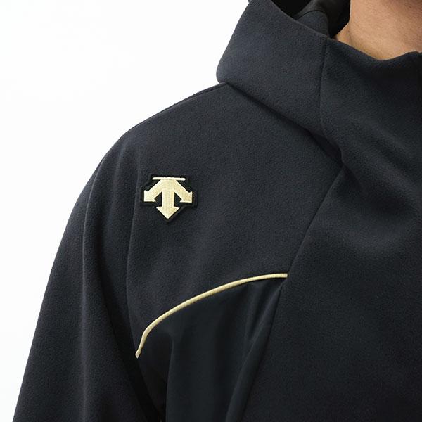 DESCENTE（デサント） 交換無料 フリース 野球 防寒 刺繍 パーカー