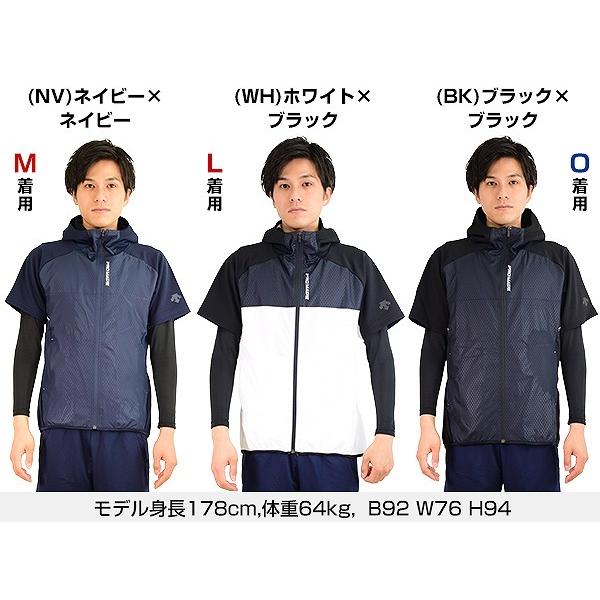 DESCENTE（デサント） クアトロ半袖スウェット DBMRJC20 男性用