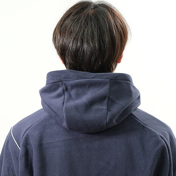 DESCENTE（デサント） 野球 フリースパーカー フルオープン ジップ