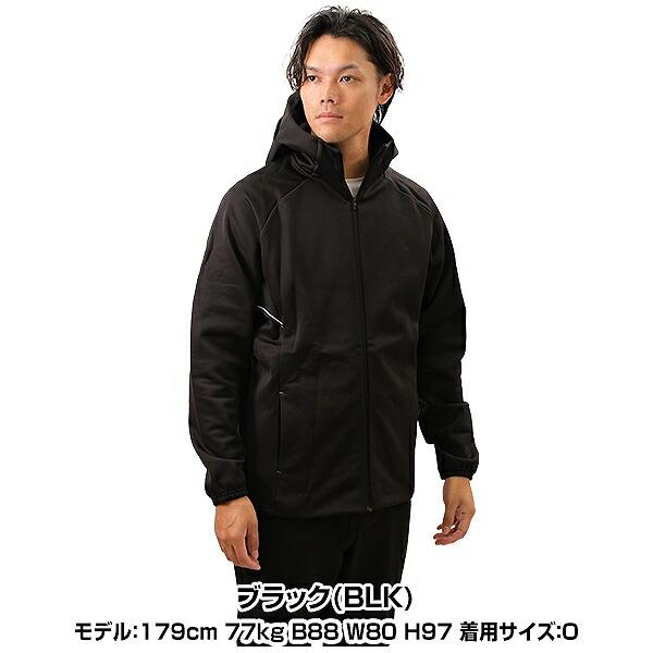 DESCENTEフリースフード付きプルオーバー 黒　L DESCENTEフリースフード付きプルオーバー 黒 L