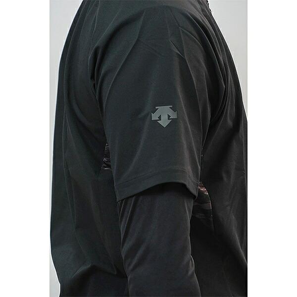 野球 ウインドシャツ 半袖 メンズ デサント ハイブリッドシャツ ウインドブロックシャツ ストレッチ DBX3607B DBX-3607B 一般 | DESCENTE | 10