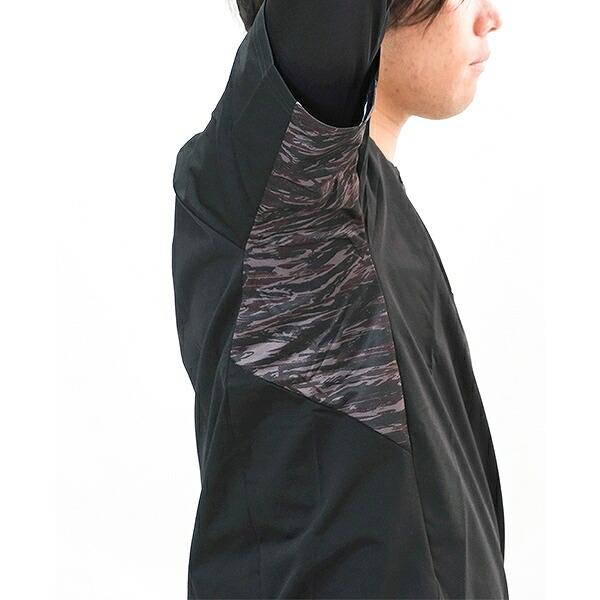 野球 ウインドシャツ 半袖 メンズ デサント ハイブリッドシャツ ウインドブロックシャツ ストレッチ DBX3607B DBX-3607B 一般 | DESCENTE | 11