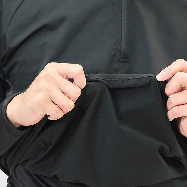 野球 ウインドシャツ 半袖 メンズ デサント ハイブリッドシャツ ウインドブロックシャツ ストレッチ DBX3607B DBX-3607B 一般 | DESCENTE | 12