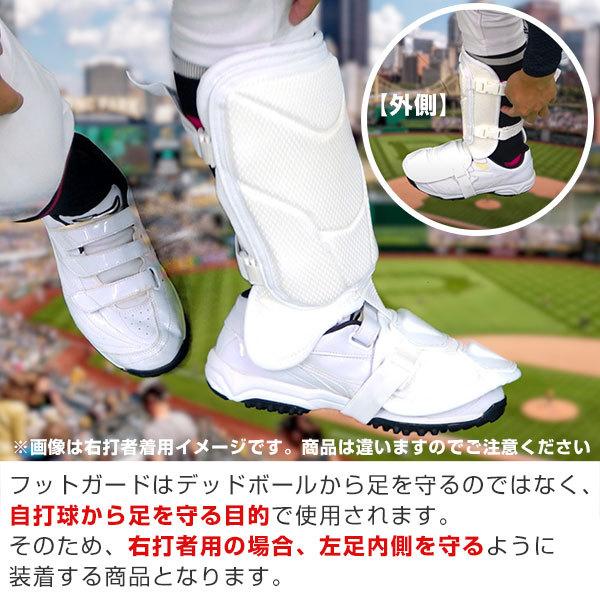 DESCENTE（デサント） フットガード 野球 左打者用 C-1051R 高校野球