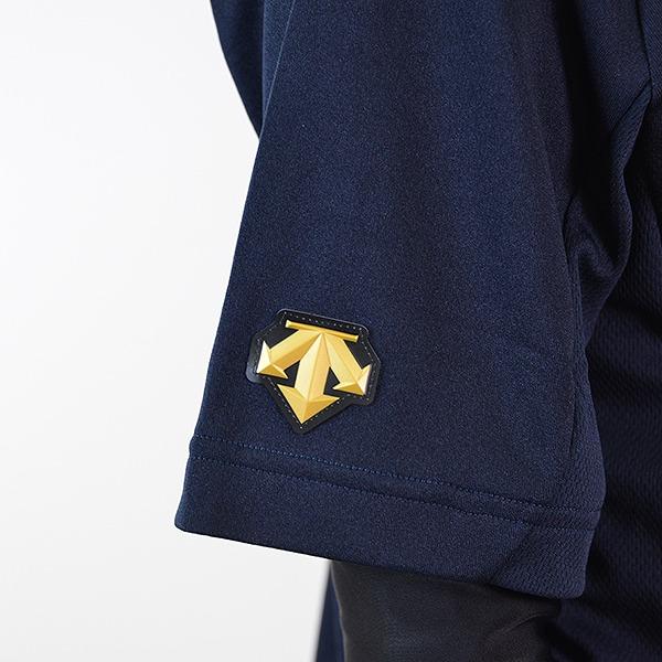 DESCENTE（デサント） 野球 ベースボールシャツ ジュニア 半袖 Vネック