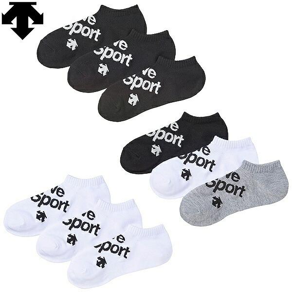 デサント ソックス 直角3Pソックスアンクル 靴下 MOVE SPORT DMAPJB42モデル ムーブスポーツ 一般 ユニセックス 直角ソックス 直角靴下 L字型 | DESCENTE