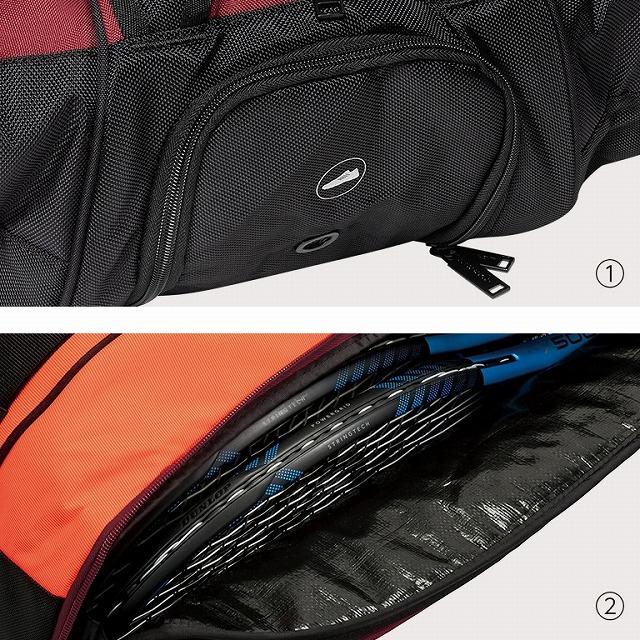 DUNLOP（ダンロップ） 交換無料 テニス ラケットバッグ 8本入れ メンズ