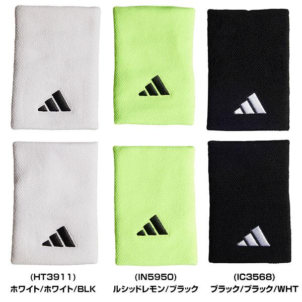 テニス アディダス リストバンド 2個セット メンズ レディース 男女兼用 バドミントン ソフトテニス 硬式テニス 軟式テニス テニスウェア adidas EVJ49 | adidas | 01