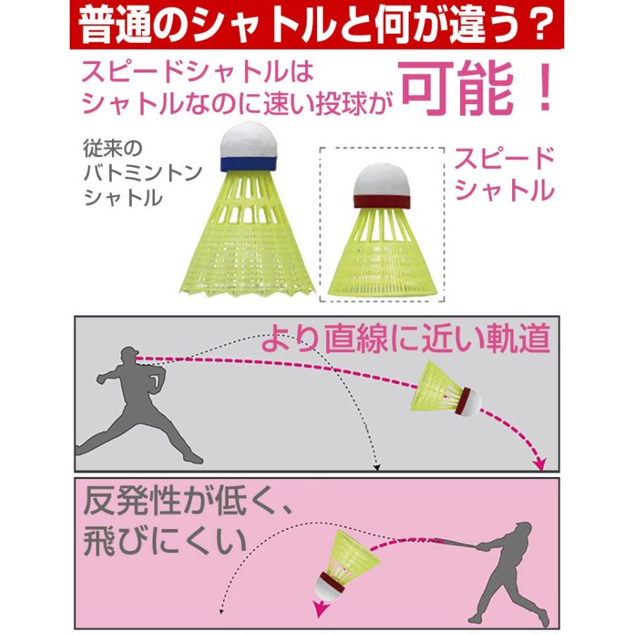 電池おまけ  スピードシャトルトスマシン 山なり軌道 シャトル6個付属 6ヶ月保証付き 野球 FSSM-230T フィールドフォース｜bbtown｜07