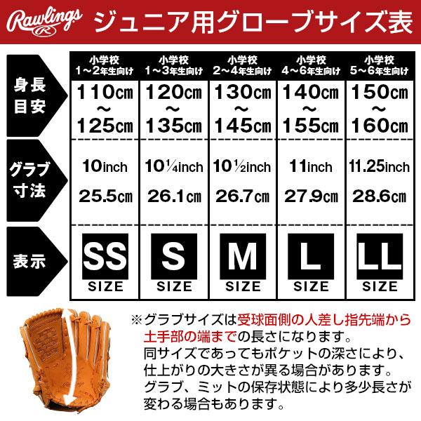 Rawlings（ローリングス） 交換無料 野球 グローブ 少年軟式 右投げ