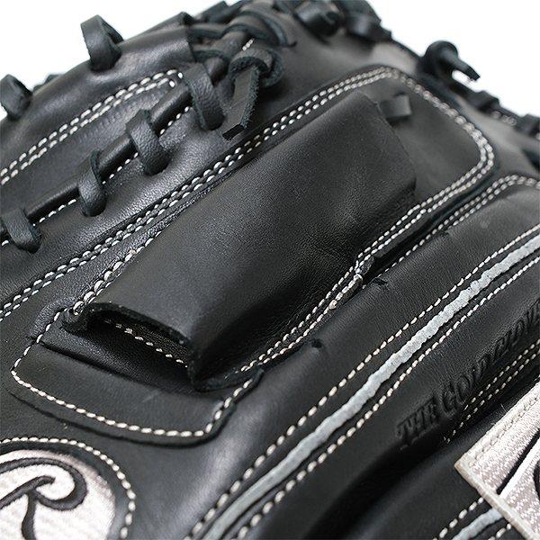 交換無料 野球 キャッチャーミット 軟式 ジュニア 子供 左投げ ローリングス Rawlings HYPER TECH R9 ブラック 捕手用 サイズ31.5 GJ6R92AFS 型付け可能(G)