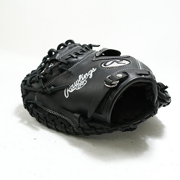 交換無料 野球 キャッチャーミット 軟式 ジュニア 子供 左投げ ローリングス Rawlings HYPER TECH R9 ブラック 捕手用 サイズ31.5 GJ6R92AFS 型付け可能(G)