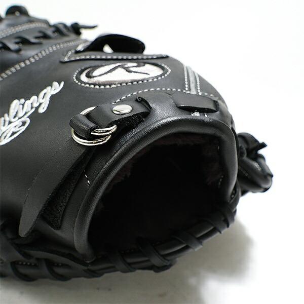 交換無料 野球 キャッチャーミット 軟式 ジュニア 子供 左投げ ローリングス Rawlings HYPER TECH R9 ブラック 捕手用 サイズ31.5 GJ6R92AFS 型付け可能(G)