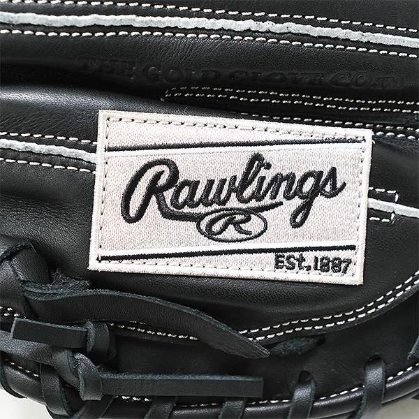 交換無料 野球 キャッチャーミット 軟式 ジュニア 子供 左投げ ローリングス Rawlings HYPER TECH R9 ブラック 捕手用 サイズ31.5 GJ6R92AFS 型付け可能(G)