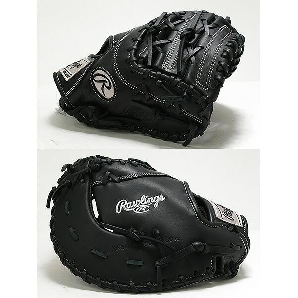 交換無料 野球 ファーストミット 軟式 ジュニア 子供 右投げ ローリングス Rawlings HYPER TECH R9 ブラック 一塁手用 サイズ11.5 GJ6R93ACDS 型付け可能(G)