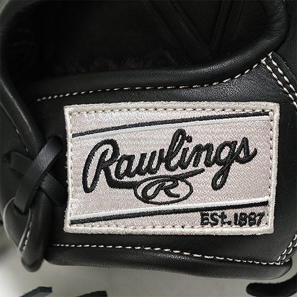 交換無料 野球 ファーストミット 軟式 ジュニア 子供 右投げ ローリングス Rawlings HYPER TECH R9 ブラック 一塁手用 サイズ11.5 GJ6R93ACDS 型付け可能(G)