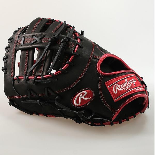 Rawlings 軟式グローブ 黒/赤 ファーストミット Rawlings 軟式グローブ 黒/赤 ファーストミット RAWLINGS