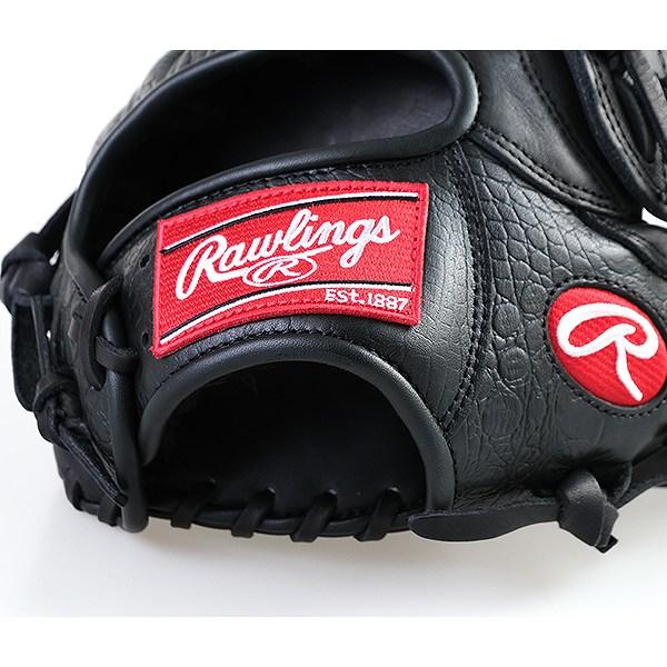 即戦力⭐️ 野球 グローブ 両投げ用 Rawlings 黒 ブラック 型付 希少 ローリングス(Rawlings) 野球 一般軟式グローブ オールラウンド 一般