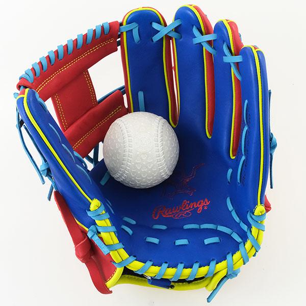 ローリングスグラブ袋おまけ 交換無料 野球 グローブ 軟式 右投げ ローリングス HOH MLB COLOR SYNC 内野手用 11.5 GR3HMCK4H 一般 型付け可能(G)｜bbtown｜06