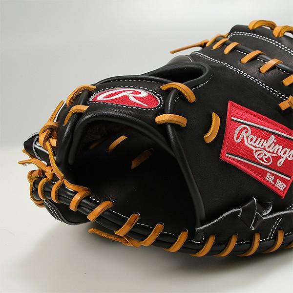 ミズノ製グラブ袋おまけ 交換無料 野球 キャッチャーミット 軟式 大人 ローリングス HOH THE RAWLINGS グローブ 右投用 サイズ33.0 ブラック GR4HR2AC 2024NEW｜bbtown｜09