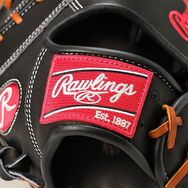 Rawlings 軟式グローブ 黒/赤 ファーストミット ローリングス グローブ・ミット キッズ Rawlings GJ4SCBFS