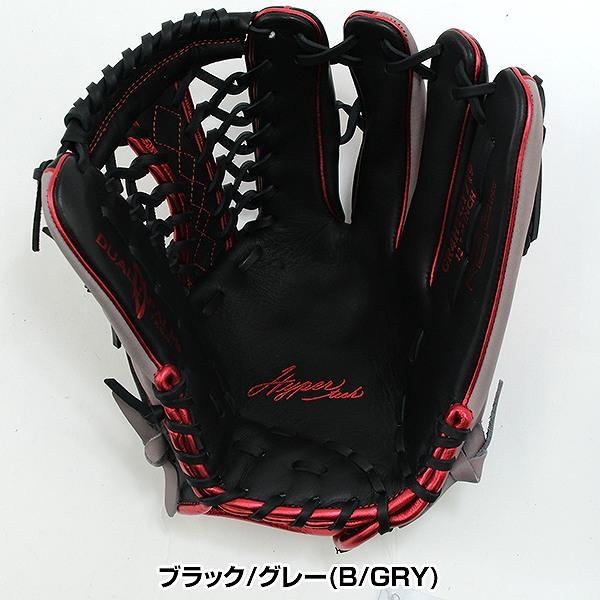 野球グローブ 軟式 大人 ローリングス右投用ブラック/グレーGR4HTCY719