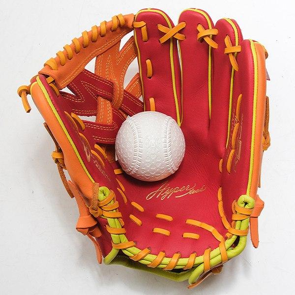 交換無料 野球 グローブ 大人 軟式 ローリングス HYPER TECH COLOR SYNC オールラウンド サイズ：11.75 GR5FHTCN55W 右投げ 型付け可能(G)_5