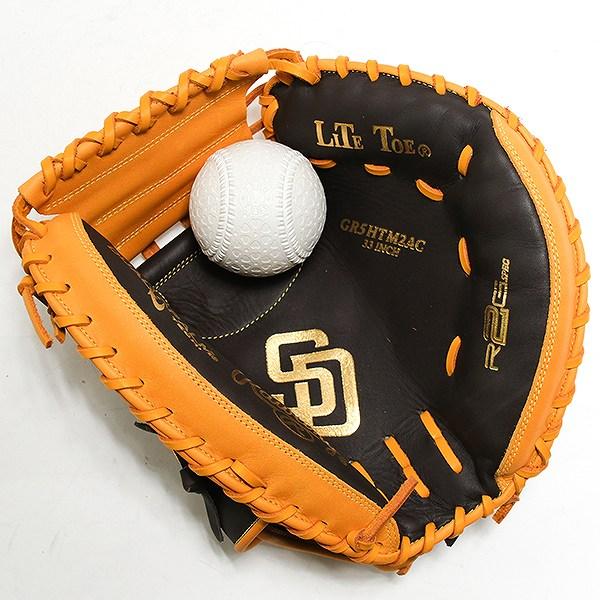 パドレスキャッチャーミット パドレスキャッチャーミット ローリングス HYPER TECH MLB TEAM