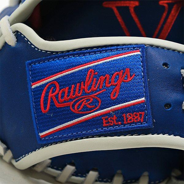 【交換往復送料無料】 野球 グローブ 軟式 大人 右投げ ローリングス Rawlings HYPER TECH MLB TEAM オールラウンド サイズ：11.5 カブス GR5HTMCK4MG-CHC 型付け可能(G) 2025年NEWモデル Rawlings（ローリングス） 交換無料 野球 グローブ 軟式 大人 右投げ