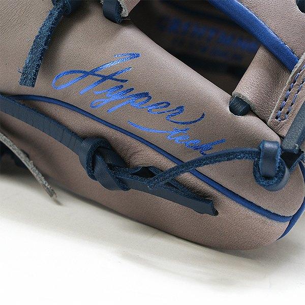 交換無料 野球 グローブ 大人 軟式 ローリングス HYPER TECH MLB TEAM 内野手用 サイズ：11.25 GR5HTMN62 右投げ ドジャース2 型付け可能(G)_13