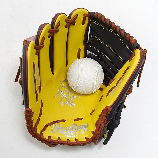 Rawlings 軟式グローブ イエロー　左投げ Rawlings（ローリングス） 交換無料 野球 グローブ 軟式 大人 左投げ