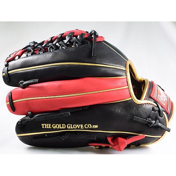 Rawlings 軟式グラブハイパーテック ／レッド×ゴールド×ブラック Rawlings 軟式グラブハイパーテック ／レッド×ゴールド×ブラック